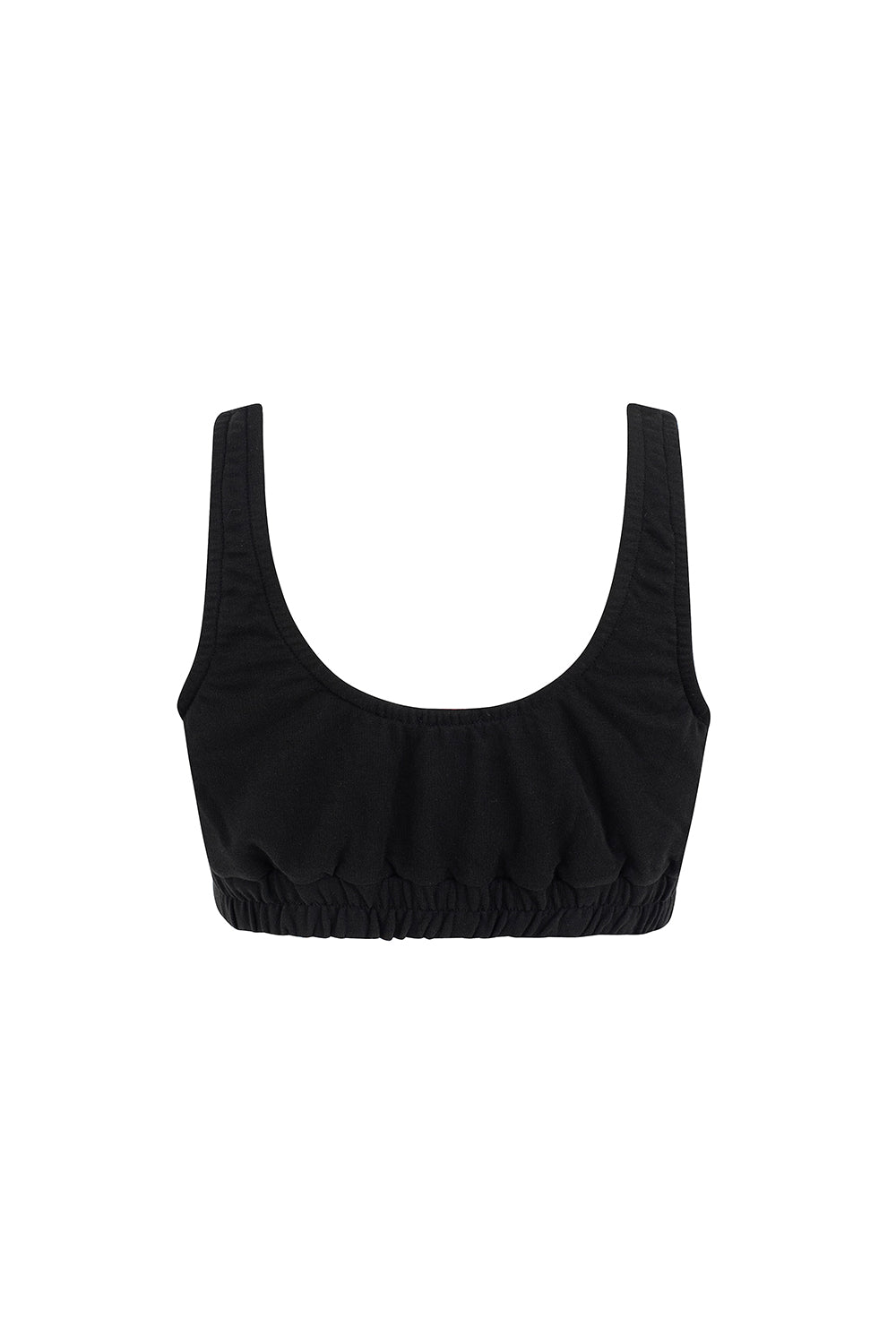 BLACK CROP TOP TRACKSUIT