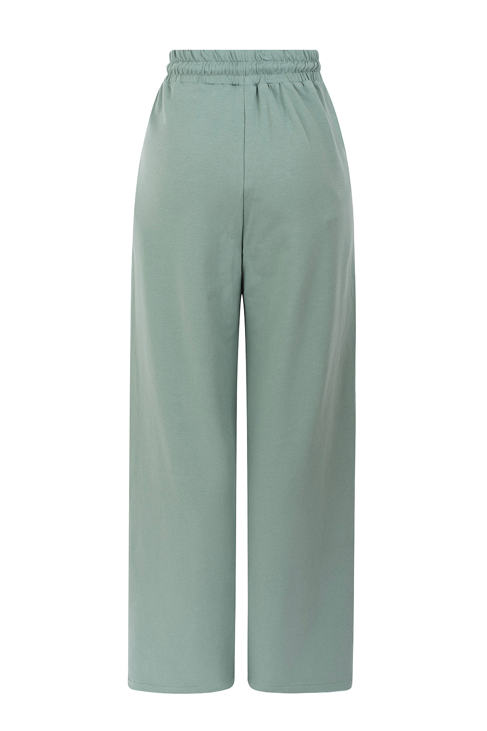 GREEN TRACKSUIT STRAIGHT SWEATPANTS