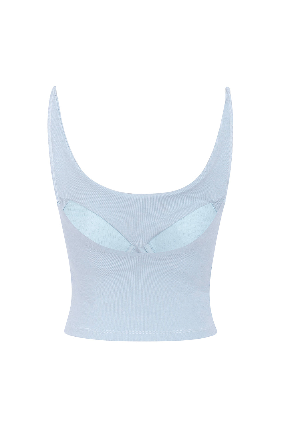 CAMISETA SIN MANGAS AZUL CLARO
