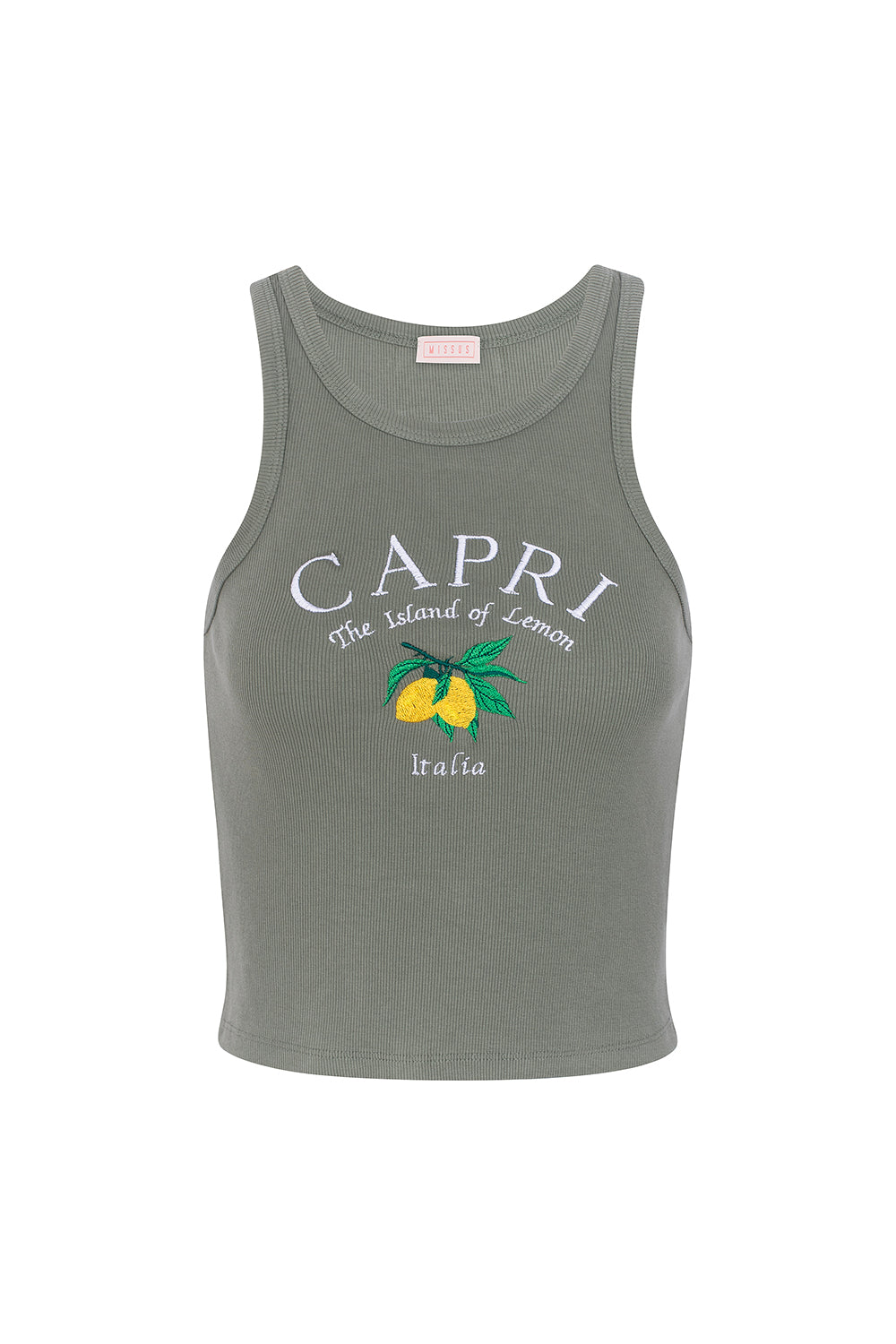 KHAKI CAPRI TANK TOP S6