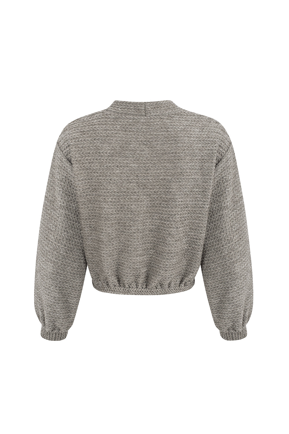 ASH GRAY LOUNGEWEAR SWEATSHIRT
