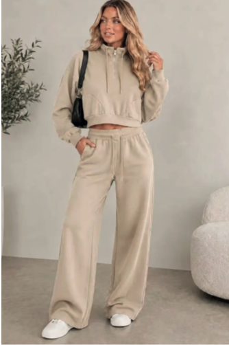 OFF-WHITE KNIT TROUSERS