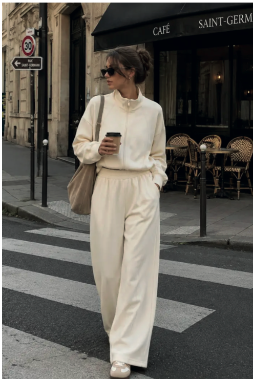 OFF-WHITE ZIP-UP JACKET