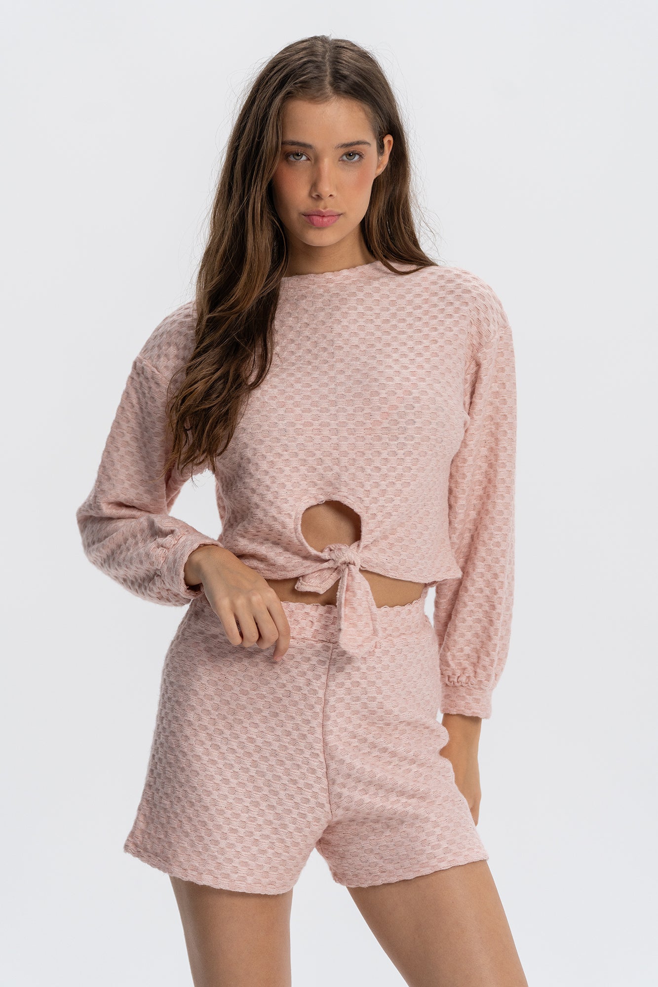 PINK LOUNGEWEAR SWEATSHIRT
