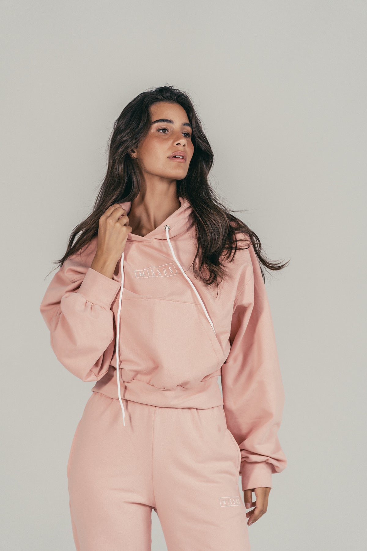 PINK TRACKSUIT HOODIE