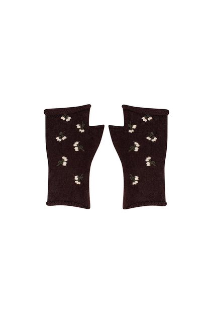 EMBROID KNIT GLOVES S3