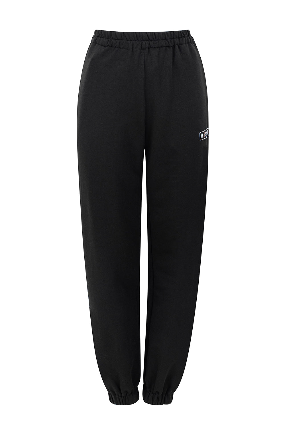BLACK TRACKSUIT SWEATPANTS