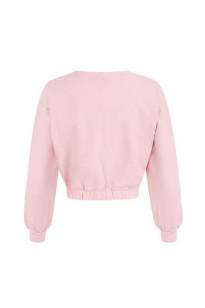 SUDADERA CHÁNDAL ROSA