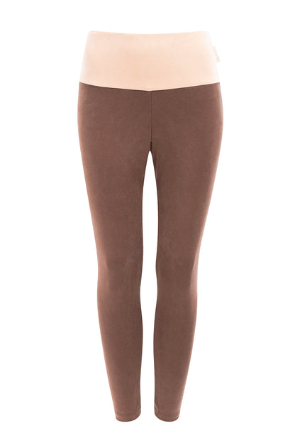 SOFT TOUCH MEDIUM BROWN LEGGINGS