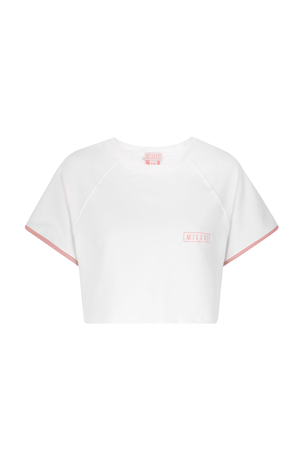 WHITE TRACKSUIT T-SHIRT