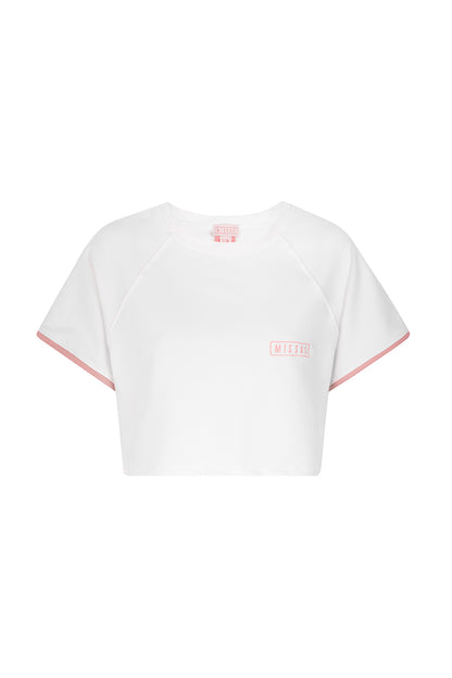 WHITE TRACKSUIT T-SHIRT