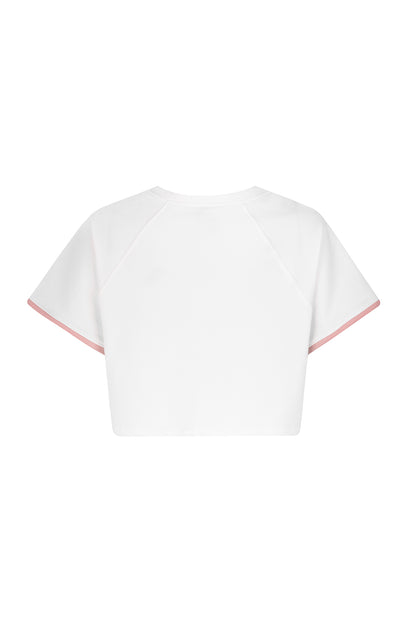 WHITE TRACKSUIT T-SHIRT
