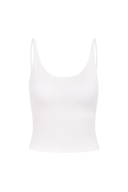 CAMISETA SIN MANGAS BLANCA