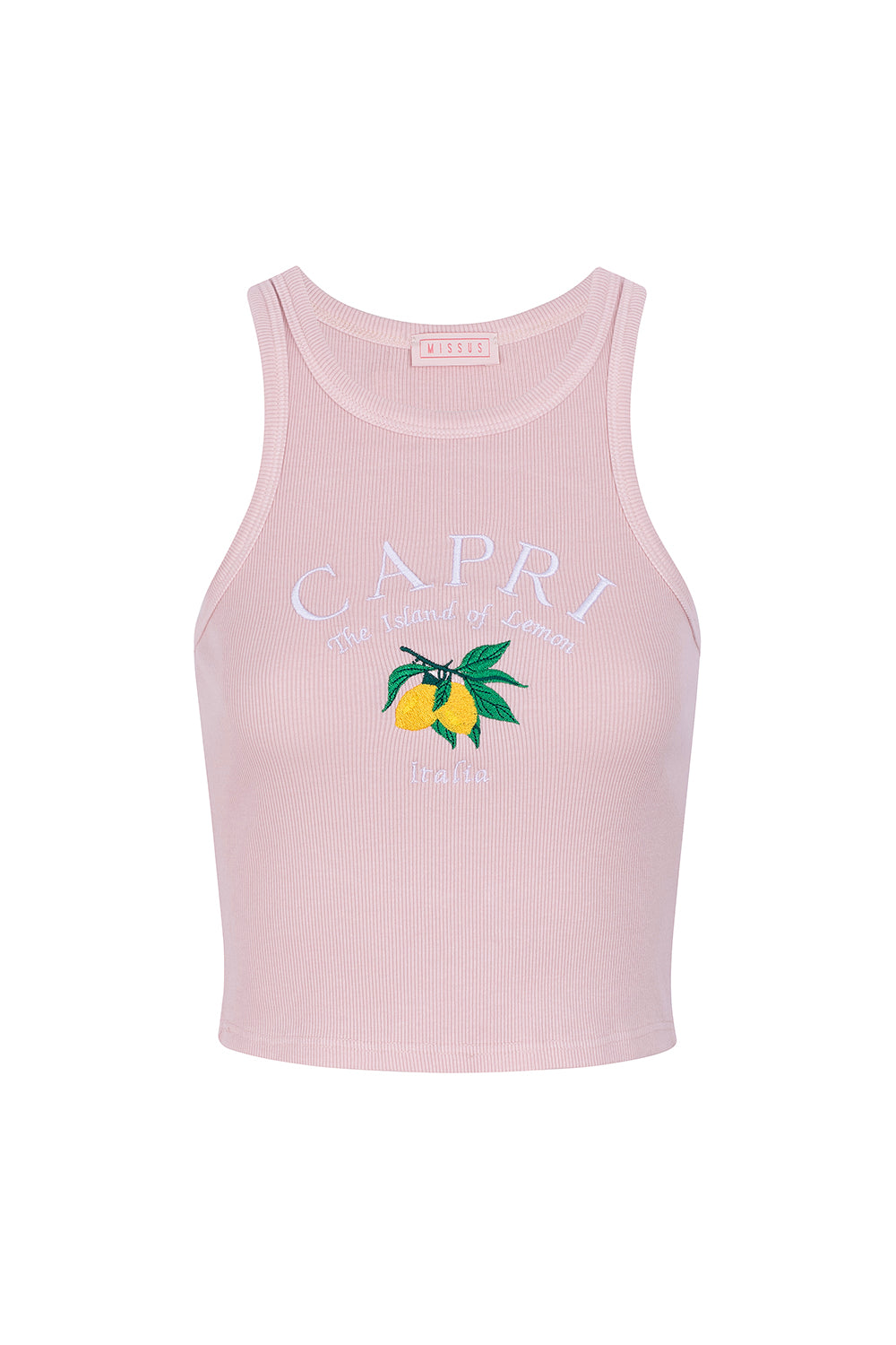 LIGHT PINK CAPRI TANK TOP S1