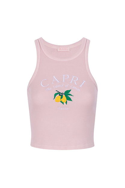 LIGHT PINK CAPRI TANK TOP S1
