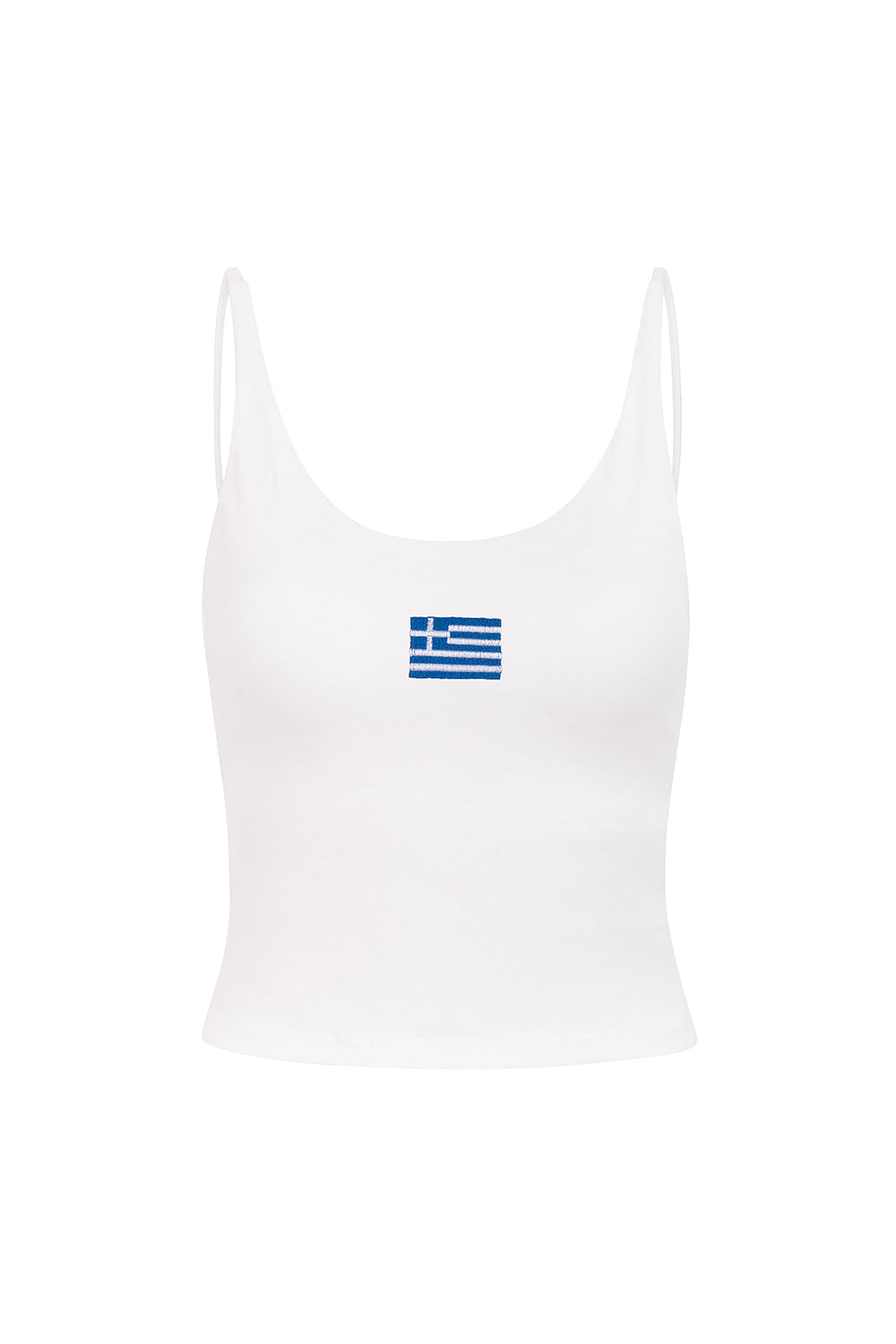 CAMISETA SIN MANGAS BLANCA DE MILOS