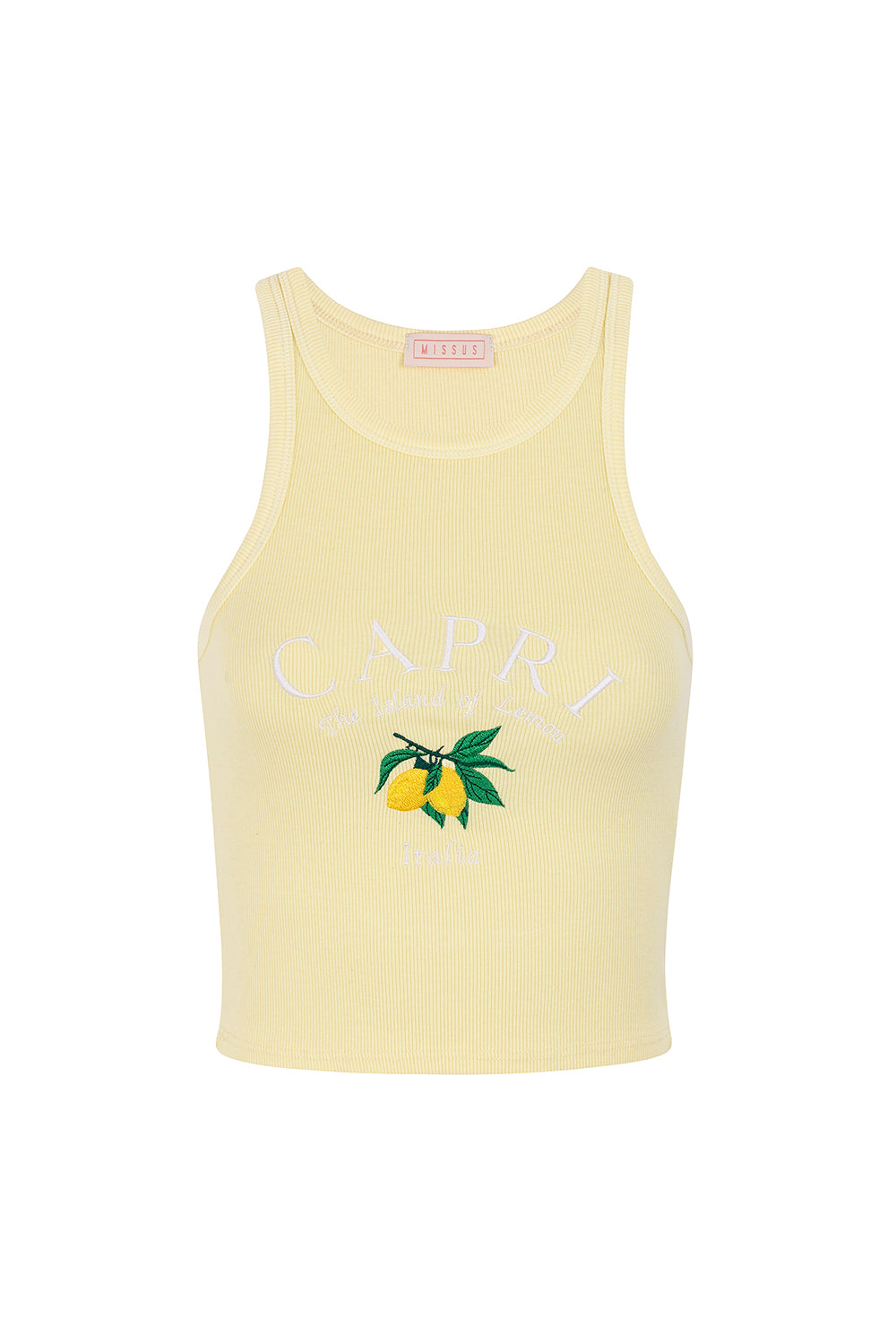 YELLOW CAPRI TANK TOP S12