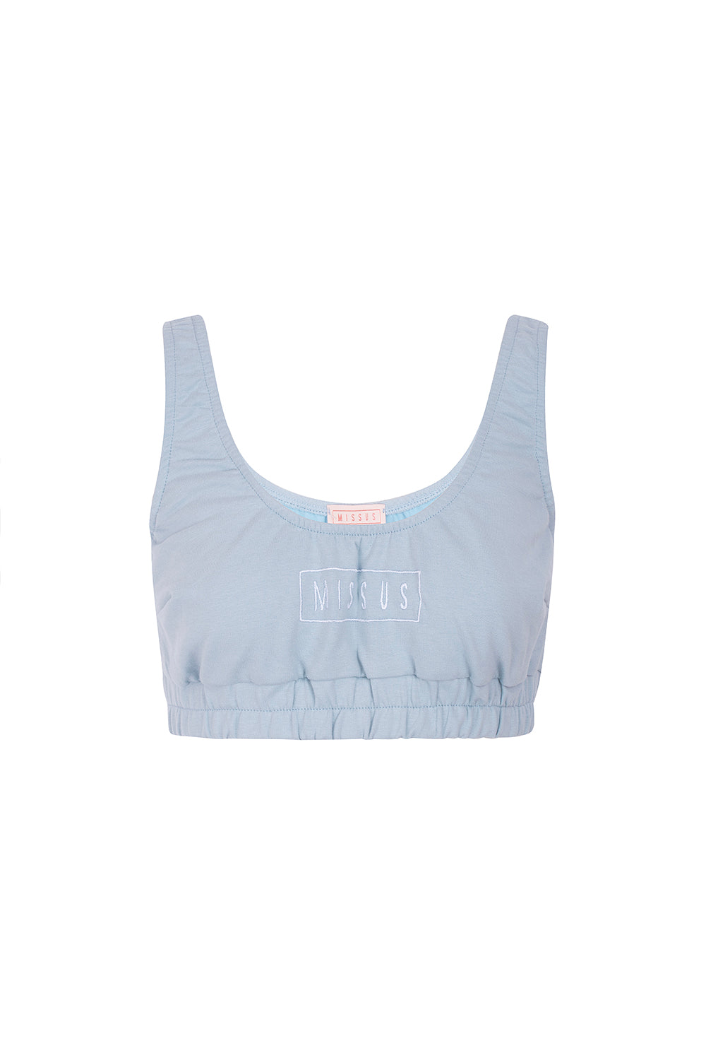 CHÁNDAL CROP TOP AZUL CLARO