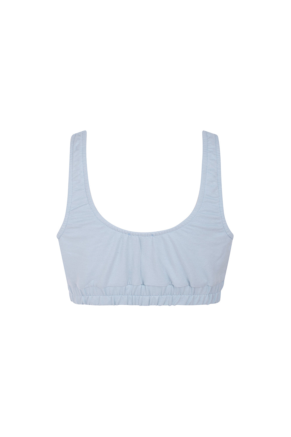 CHÁNDAL CROP TOP AZUL CLARO
