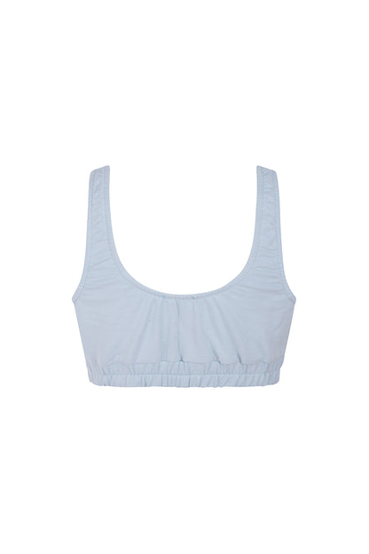 CHÁNDAL CROP TOP AZUL CLARO